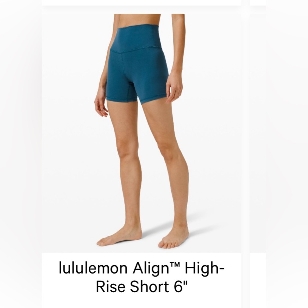 High rise Lululemon align shorts